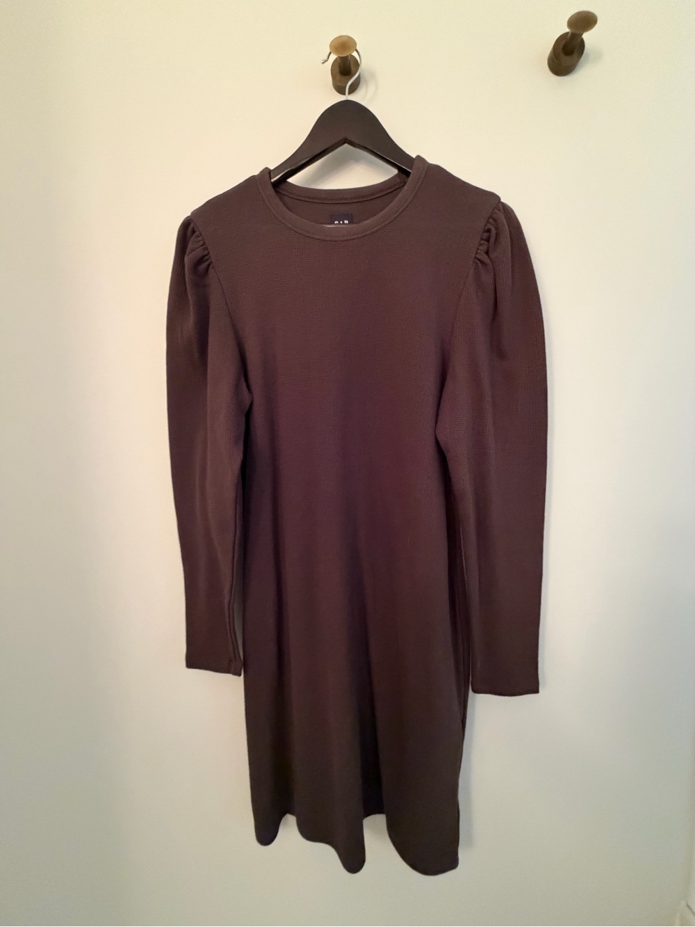 GAP Puff Sleeve Crewneck Dress